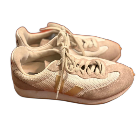 Veja Rio Branco Alveomesh and Suede Women's Trainers in Natural Size 9 - Picture 3 of 7